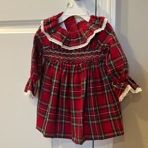 Bonnie Baby plaid dress